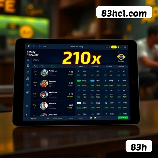 Aplicativo móvel 83h para iOS e Android